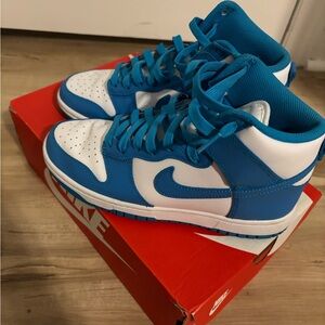 Nike Kids Blue and White Sneakers